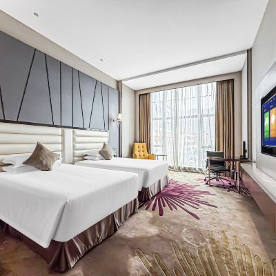 標準雙床房「辦公·行政+窗外景色+靜謐舒適+商務舒適」 萬維飯店（中山燈都古鎮店）優惠