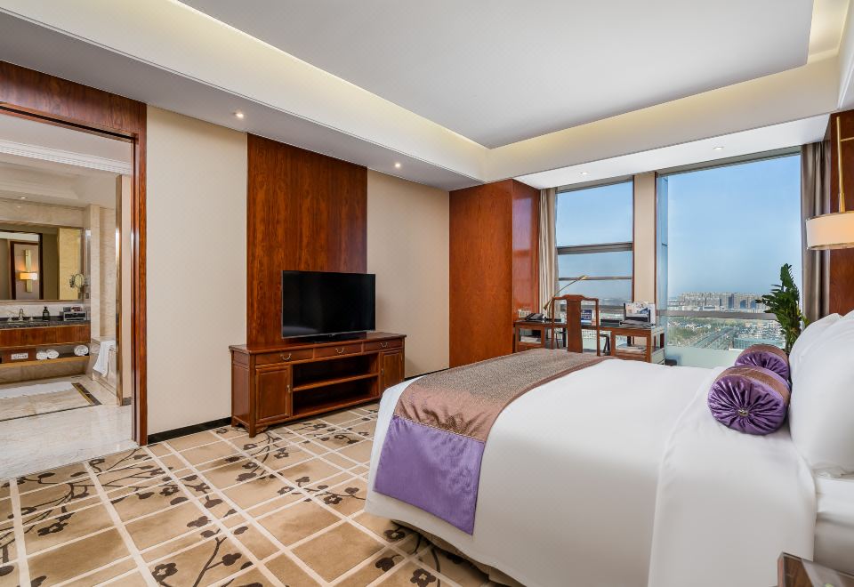 豪華城景大床房（斯林百蘭床墊+德國高儀恆温沐浴）