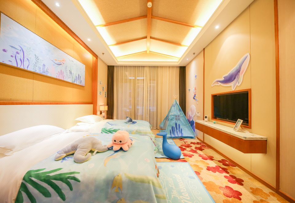 美人鱼主题私汤双床房