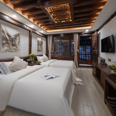 鈺品別院·棲月雙床房 樸境.Designer天梯雲端觀景美宿（麗江古城大水車店）優惠