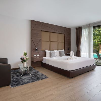 池景豪華雙人床房 普吉島機場貝爾飯店優惠