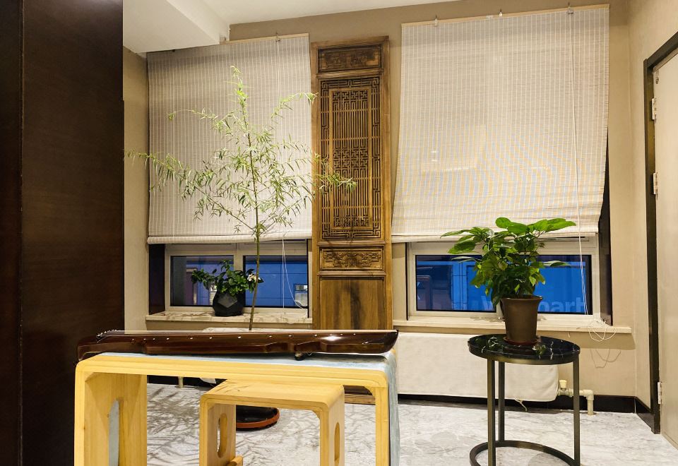 欸乃山水花園古琴主題房（冰箱+古琴+詩意空間）