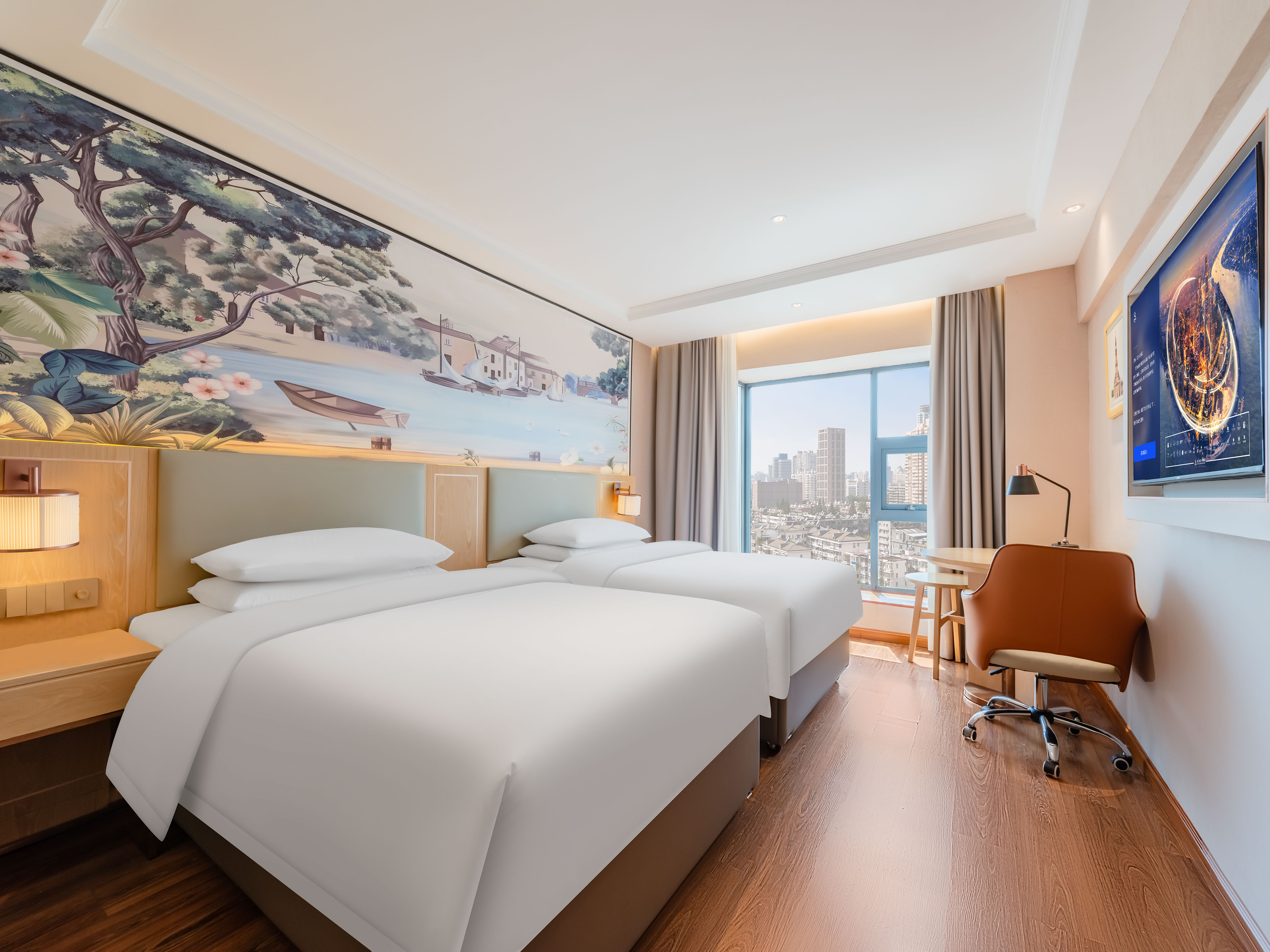 豪华双床房｜中央空调｜新风净化｜深睡记忆枕