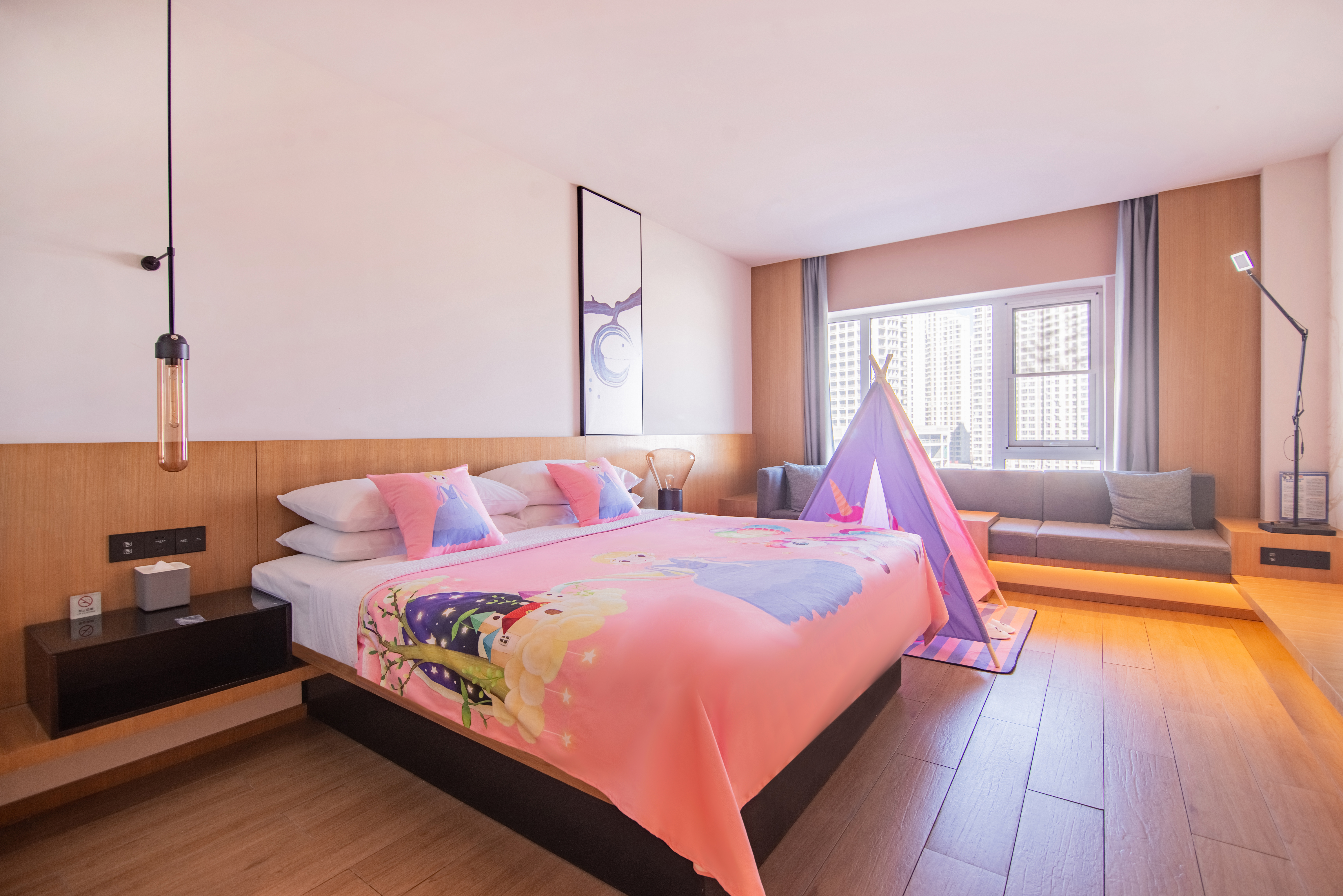 主题亲子大床房｜公主