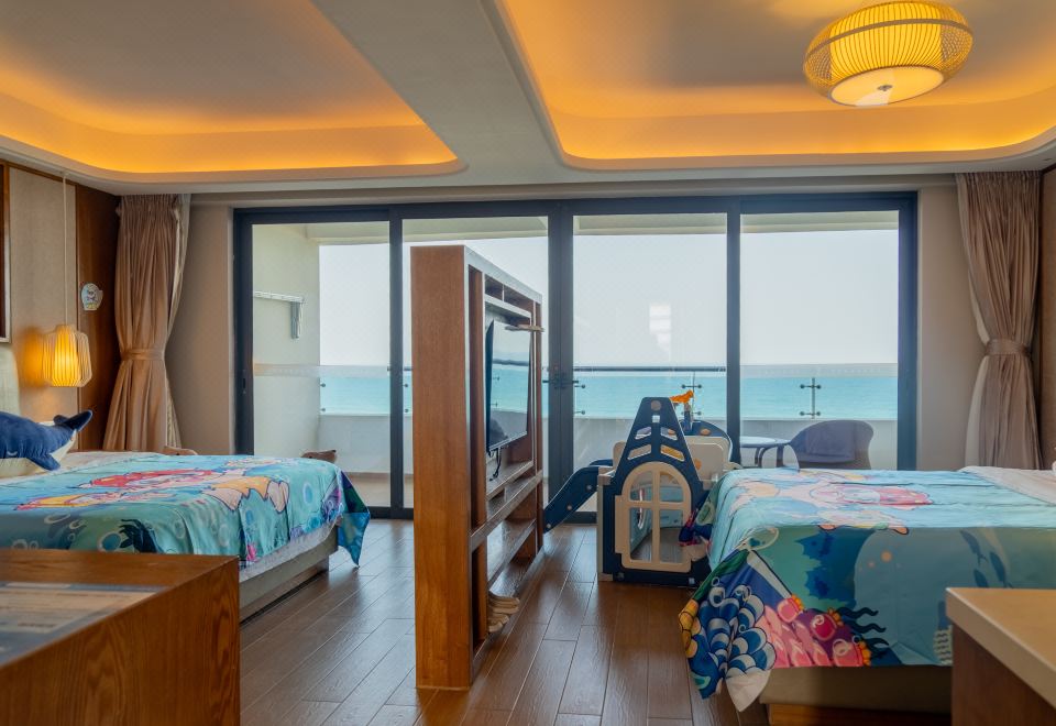 酷芽猪猪侠海景家庭房（子母床）