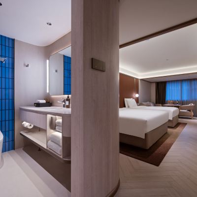 豪華家庭房（陽光滿屋、65寸可投屏電視） 桔子水晶北京國貿建國門飯店優惠