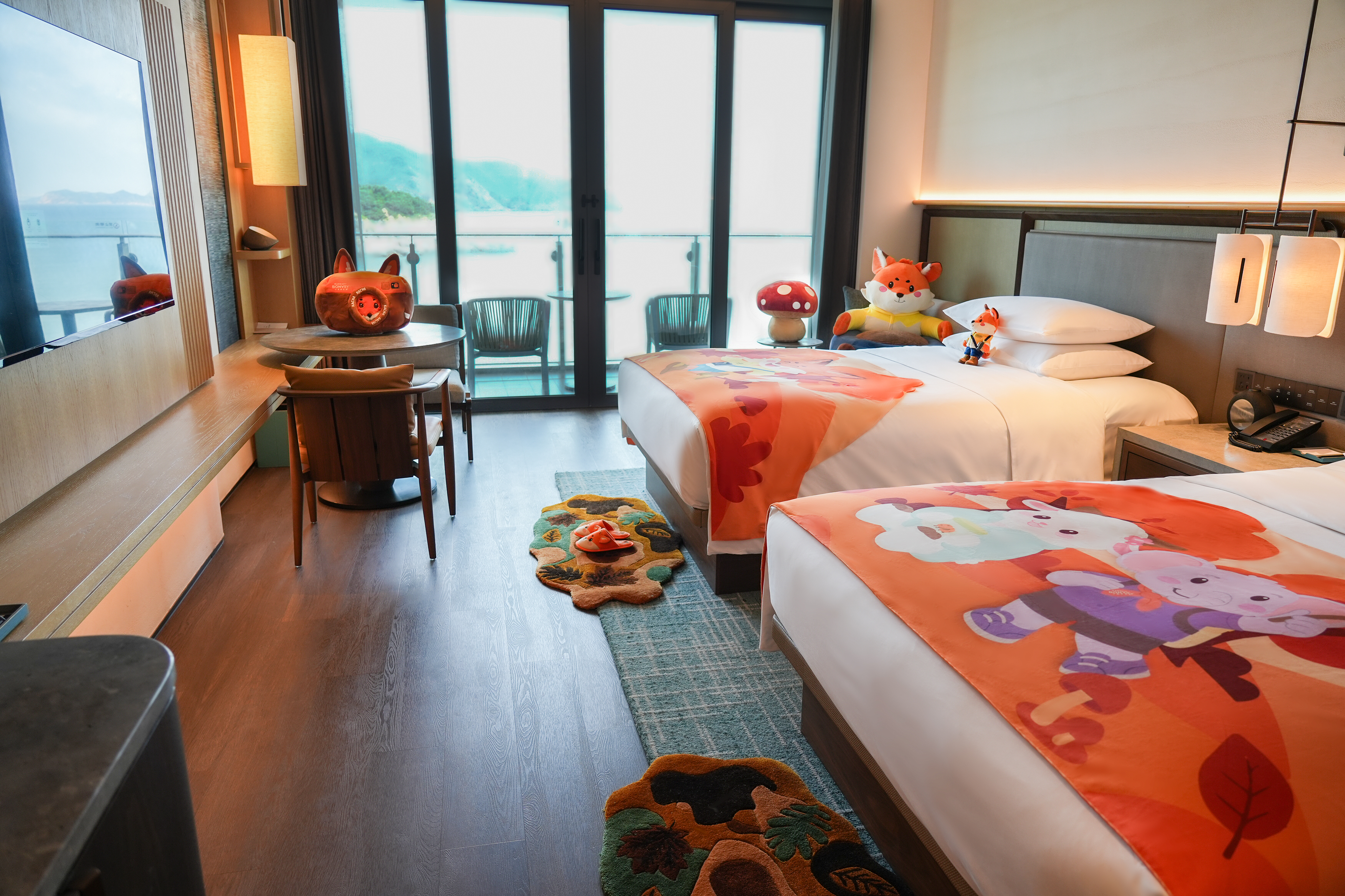 卢卡的原野手账亲子双床房