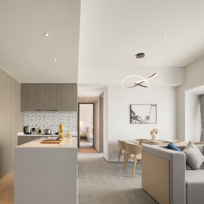 樂享雙居套房|闊綽兩居+廚衞家電全配 嶺居創享公寓（廣州科學城店）優惠