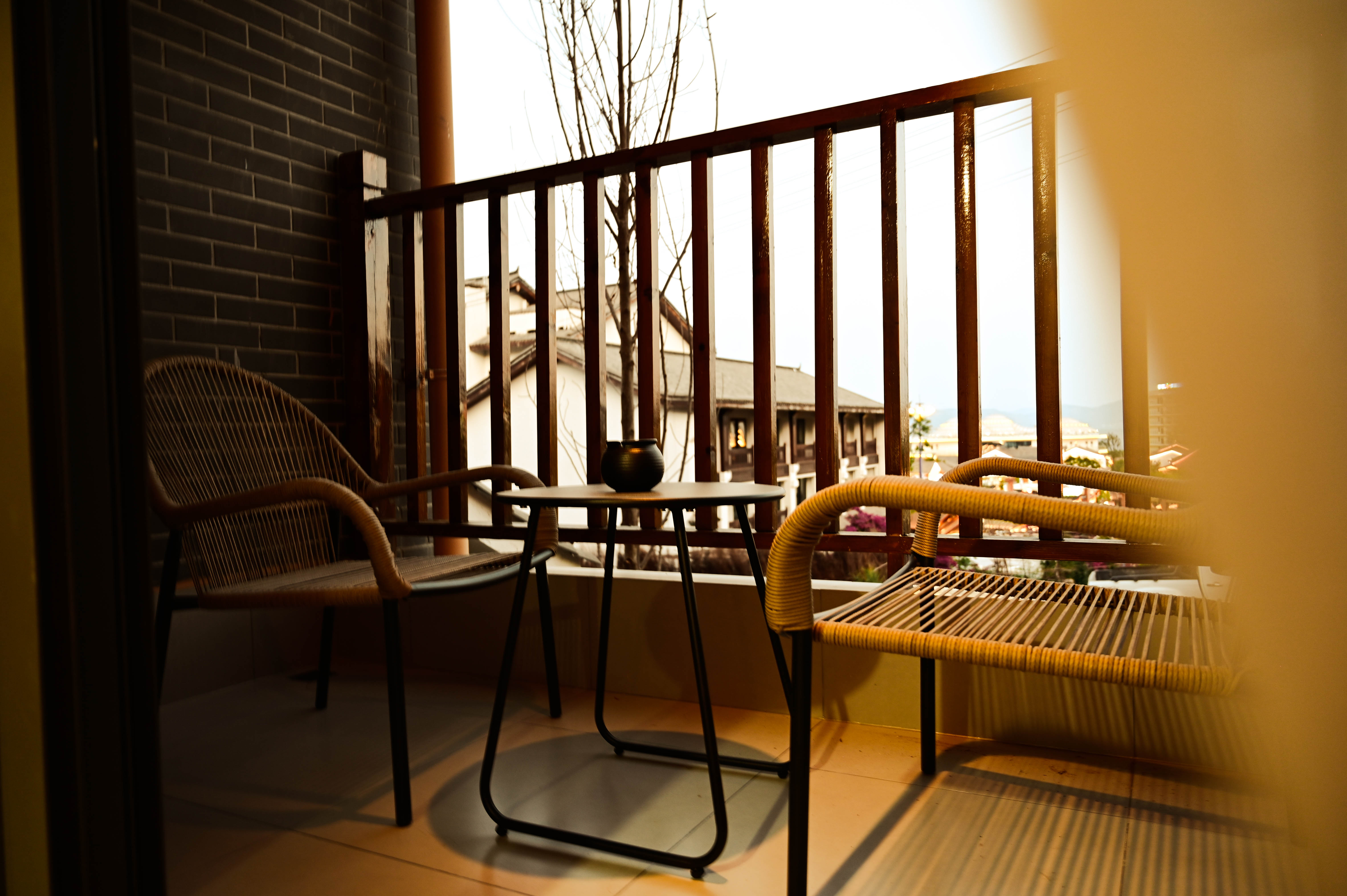 观景阳台双床房