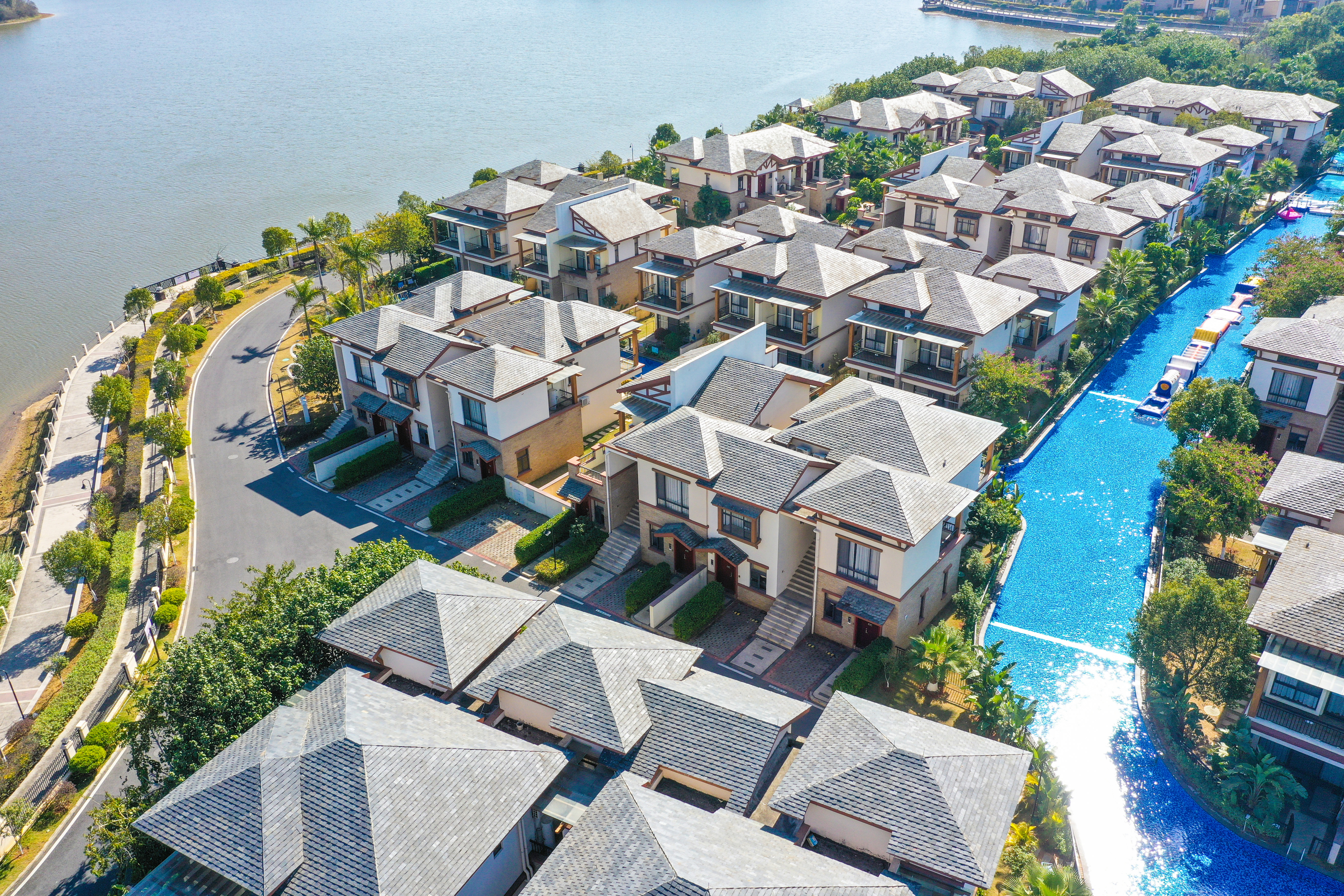 Baodun Lake Hushan Hot Spring ResortVenice Villa - 2-Room, Lake-View (1 living room)