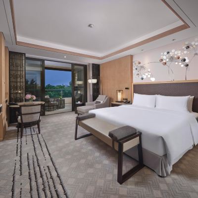 豪華大床房-盡覽舒適園林景觀 大理實力希爾頓酒店優惠