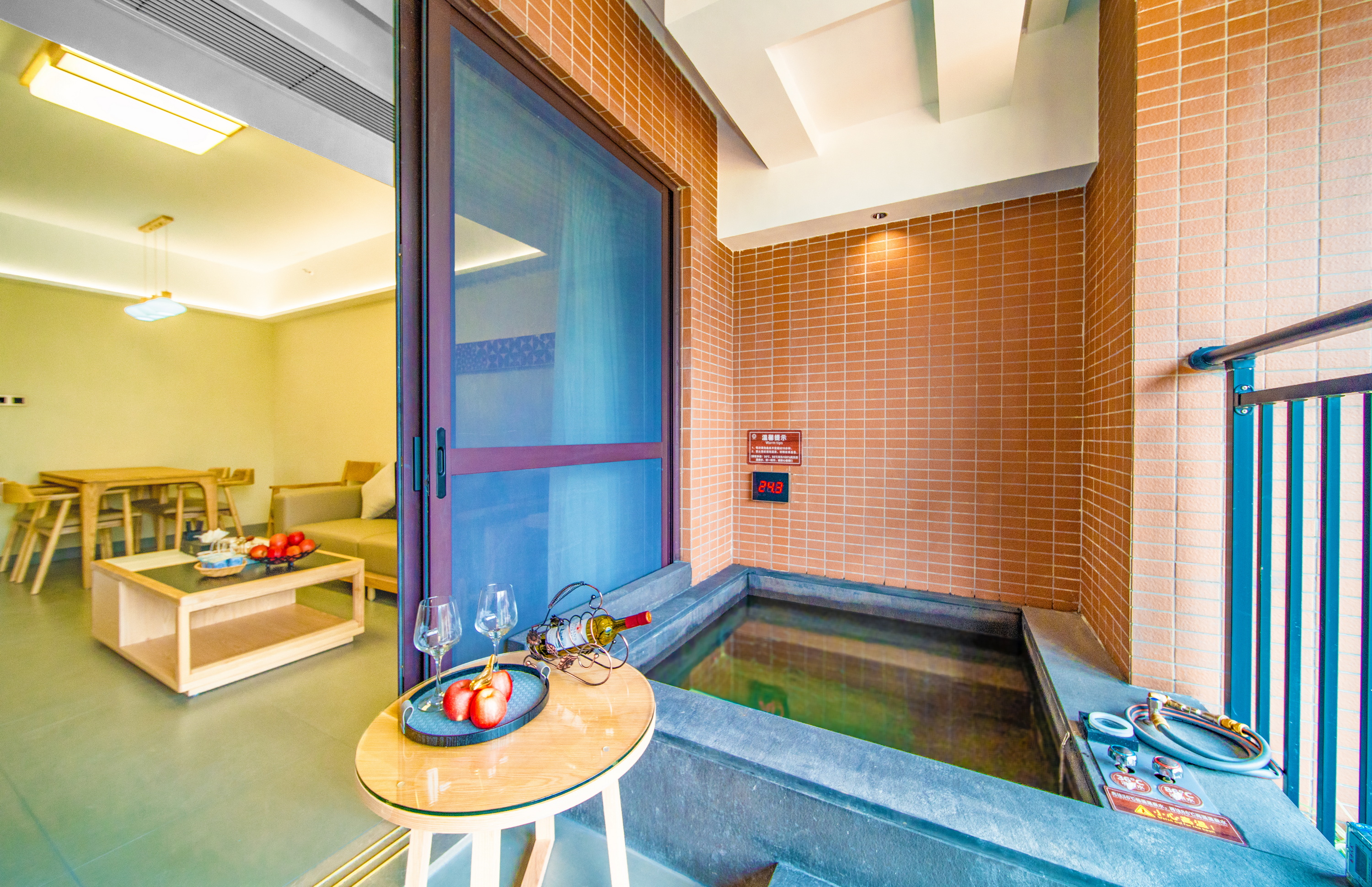 悦泉居两房一厅温泉套房I独立泡池