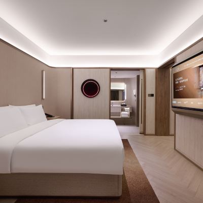 行政套房（獨立會客廳、65寸可投屏電視、浴缸） 桔子水晶北京國貿建國門飯店優惠