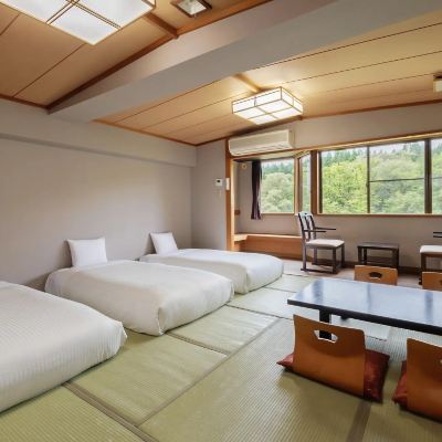 スタンダード日本式バスとマウンテンビュー-喫煙 天然温泉 田沢湖レイクリゾート クーポン