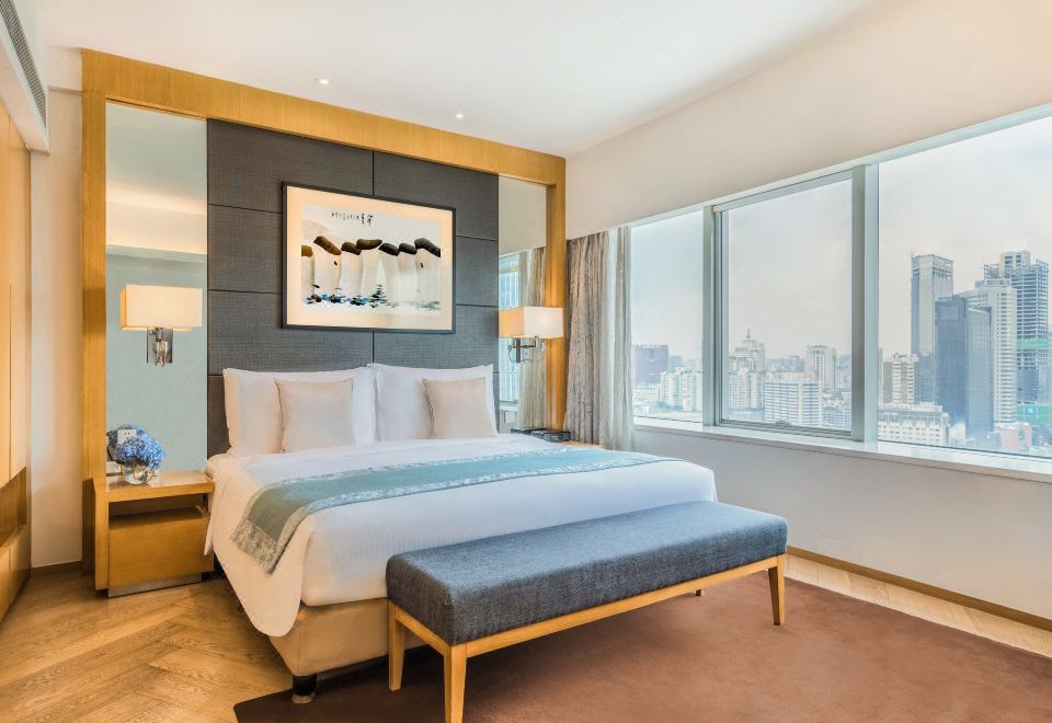 Somerset Riverview ChengduTwo-Bedroom Interconnecting Suite (Single Room+Suite+Washing Machine+Two-Bathroom)