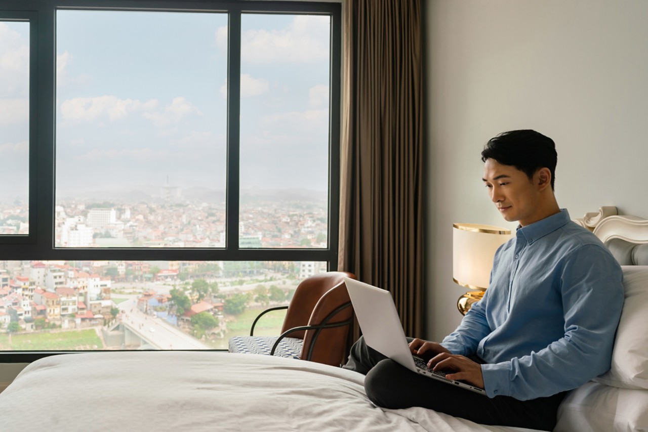 Four Points By Sheraton Lang Son天际线景豪华特大床房