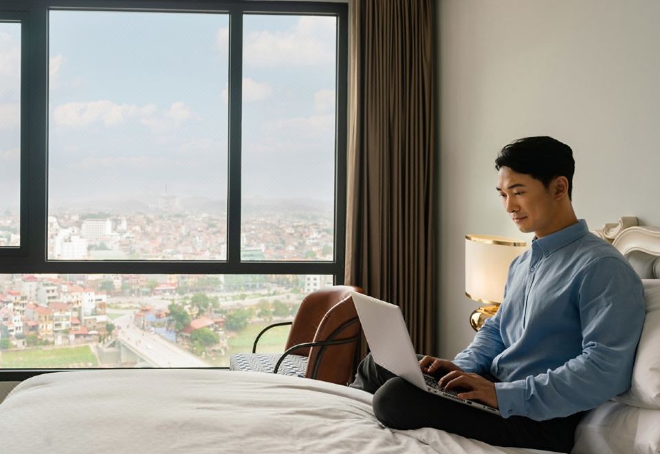 天际线景豪华特大床房