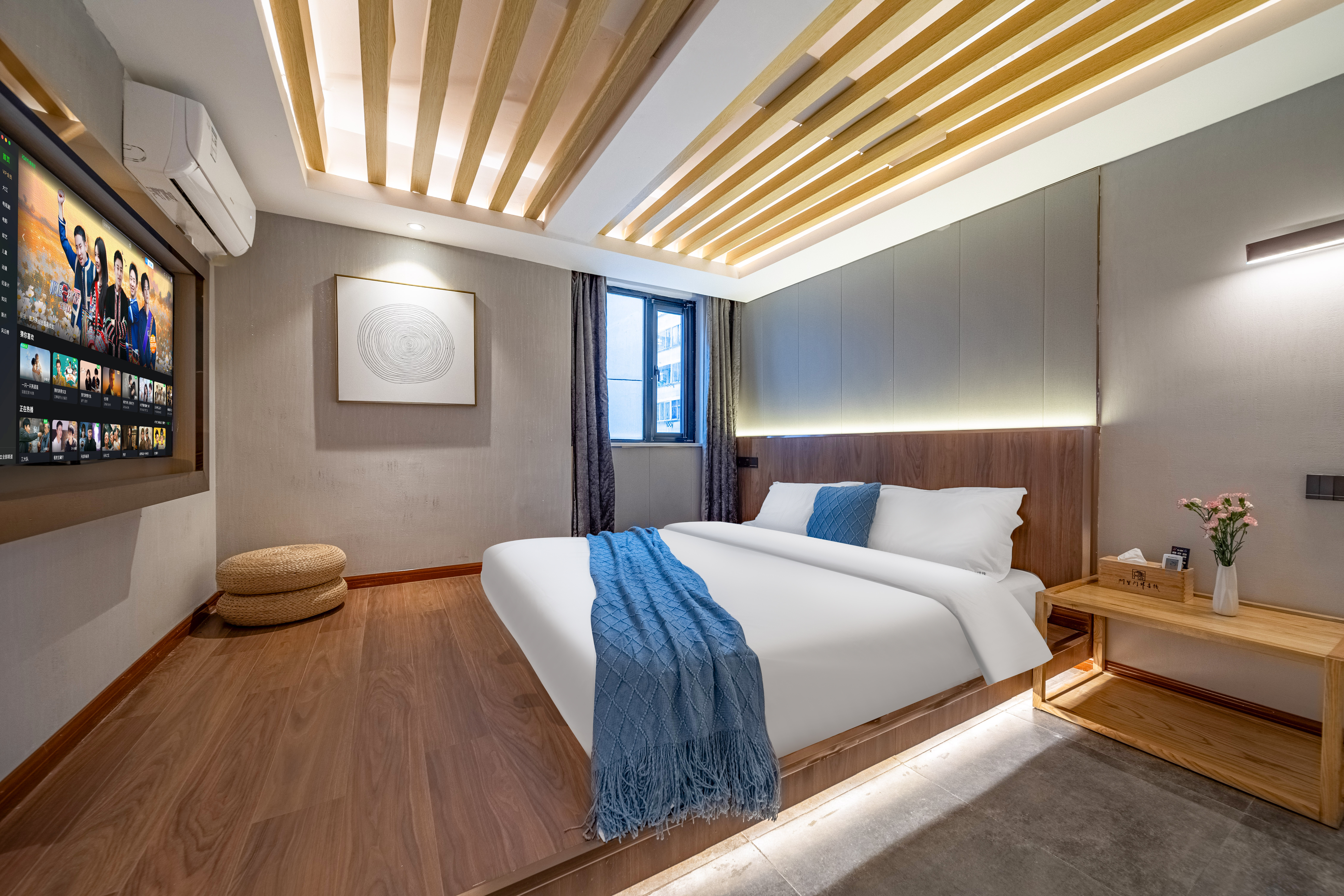 月白沉香·榻榻米房【舒睡好眠+雅致静逸】