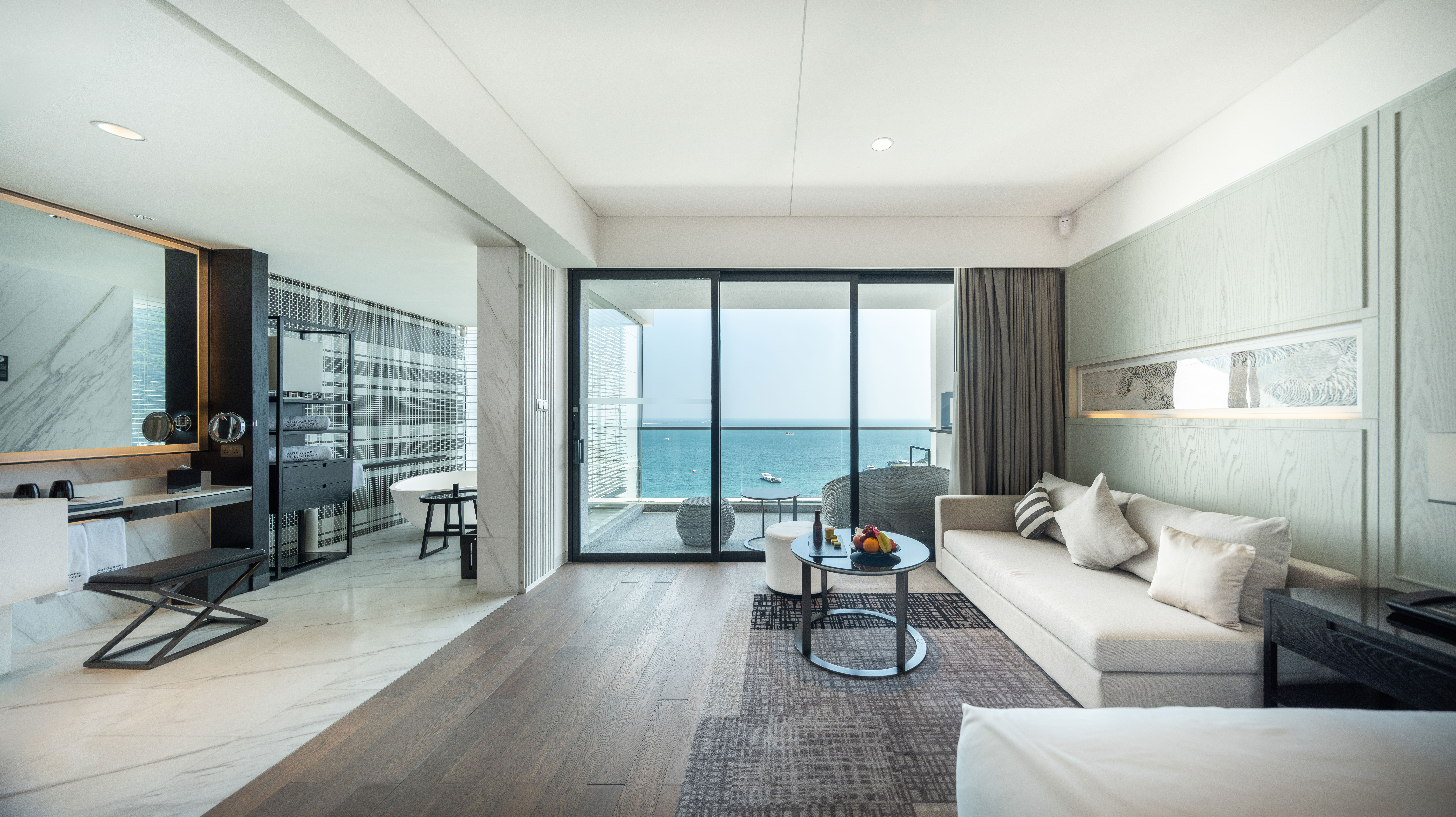 摩登海景家庭雙卧聯通房