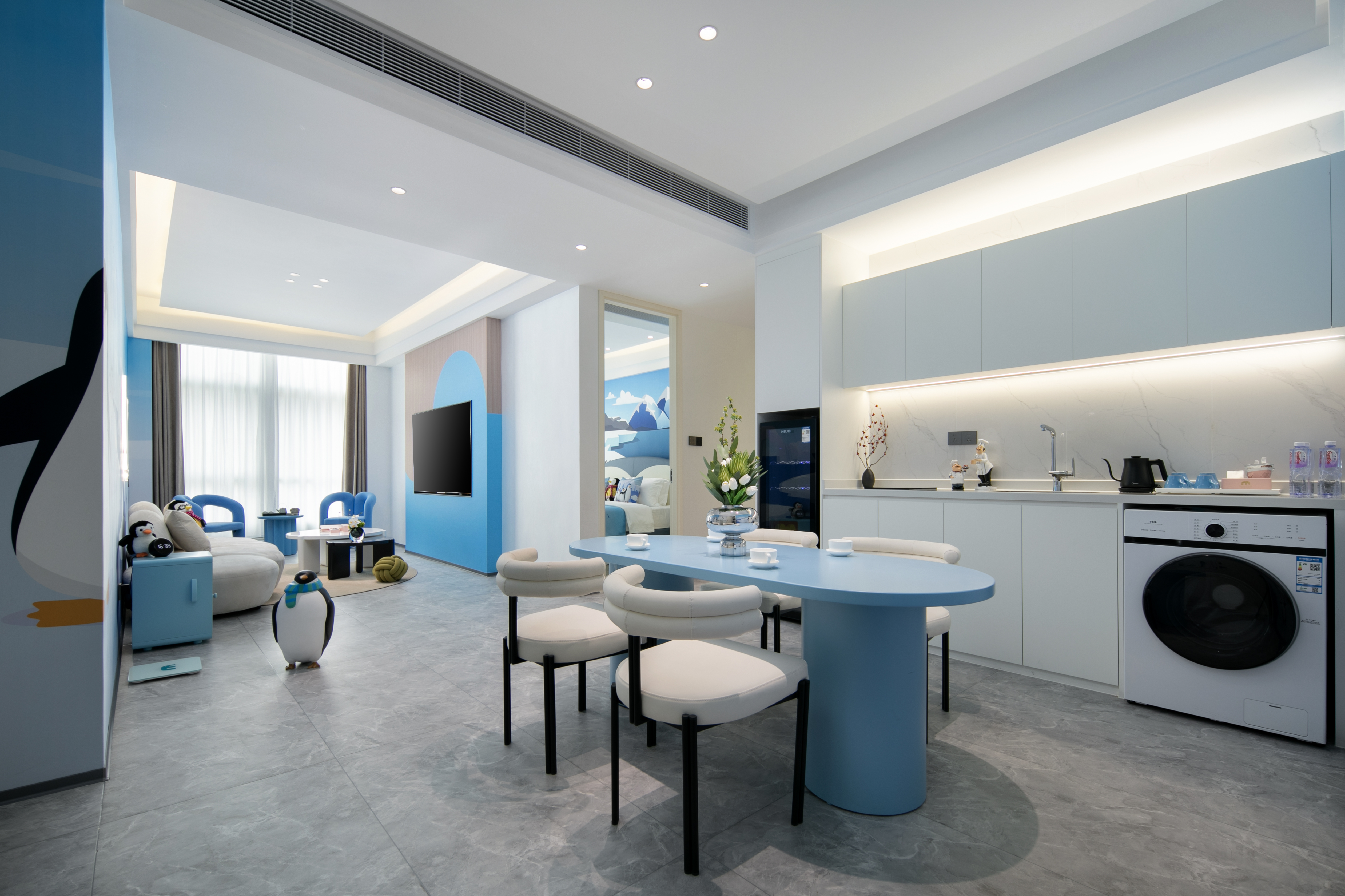 主題萌趣親子兩居室【智能客控+零壓床墊】