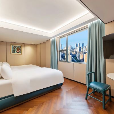 豪華雙床房【精選深睡枕+舒適床墊+閩南茶具】 廈航Hotel 1987（廈門火車站明發廣場店）優惠