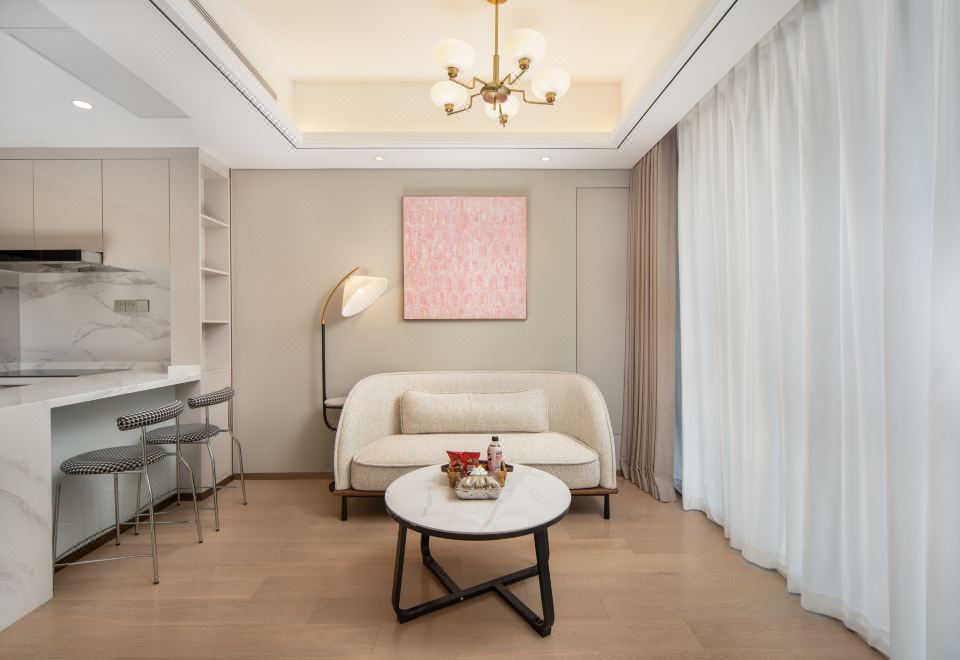 浮白·公寓大床房丨洗烘一体机