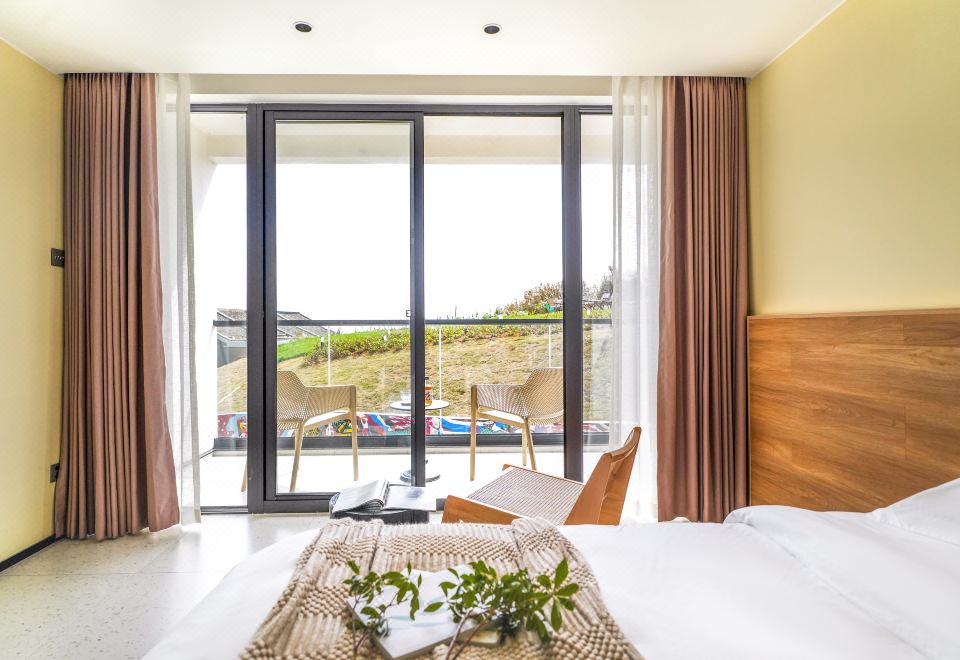 鹿夢·海景陽台花園家庭房