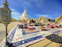 Lonely space desert glamping hotel
