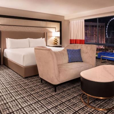 凡爾賽宮行政套房，1張特大床，禁菸 巴黎拉斯維加斯娛樂場度假飯店優惠