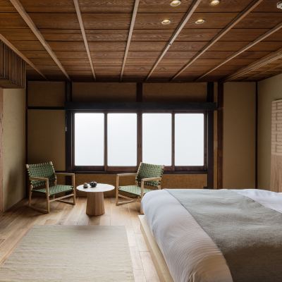 落雁　デラックスキングサイズベッドルーム Nazuna 京都 御所 クーポン