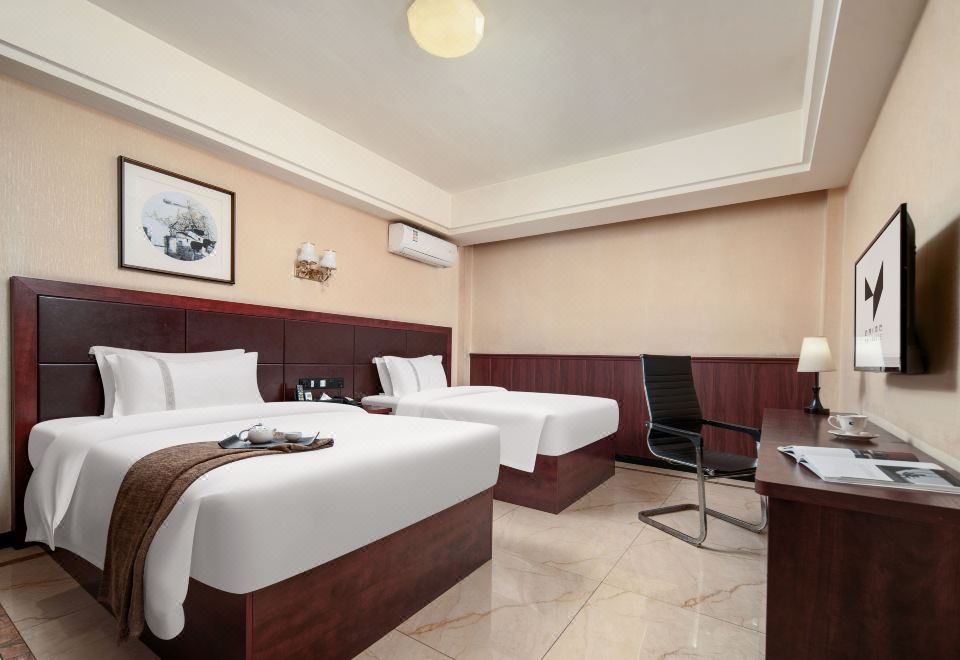 屿馨影视双床房