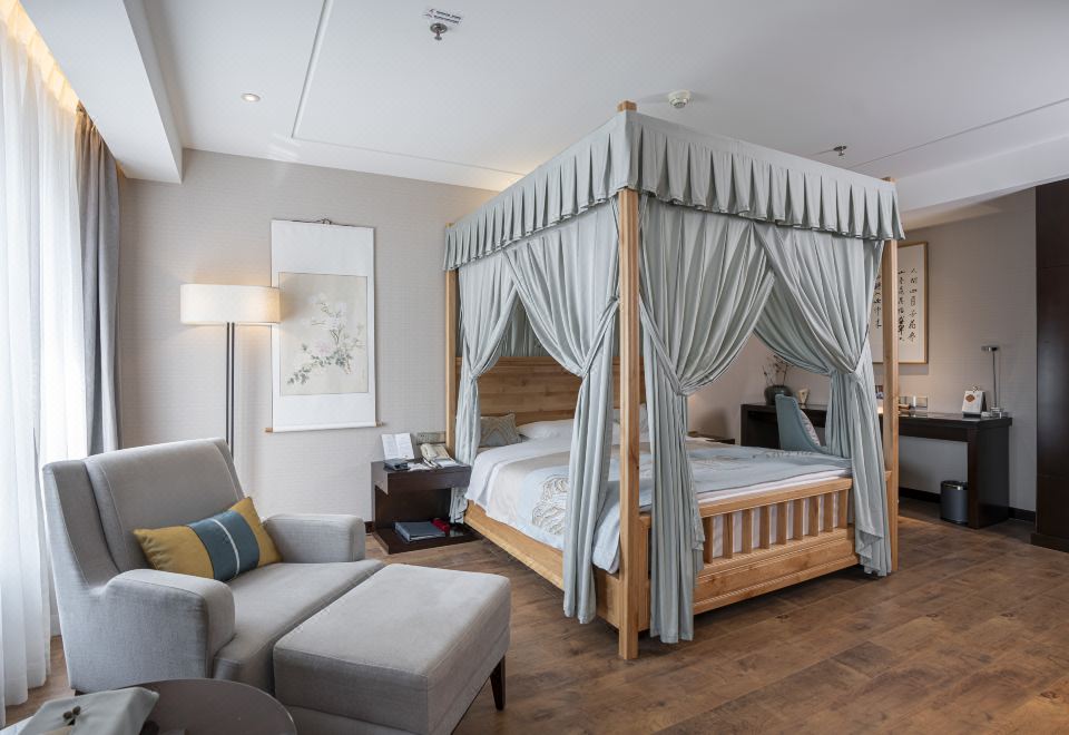 欸乃山水花園古琴主題房（冰箱+古琴+詩意空間）