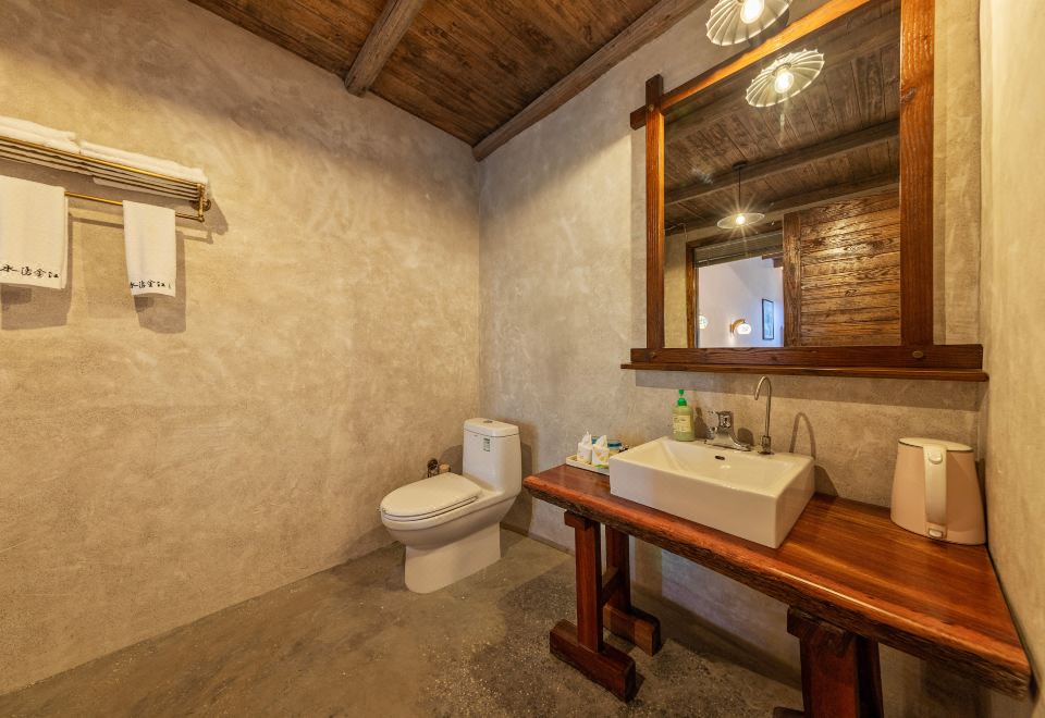 东厢.一线观日出山水田园景观私享花园双床房（红木家俱|深泡浴缸|淋浴）