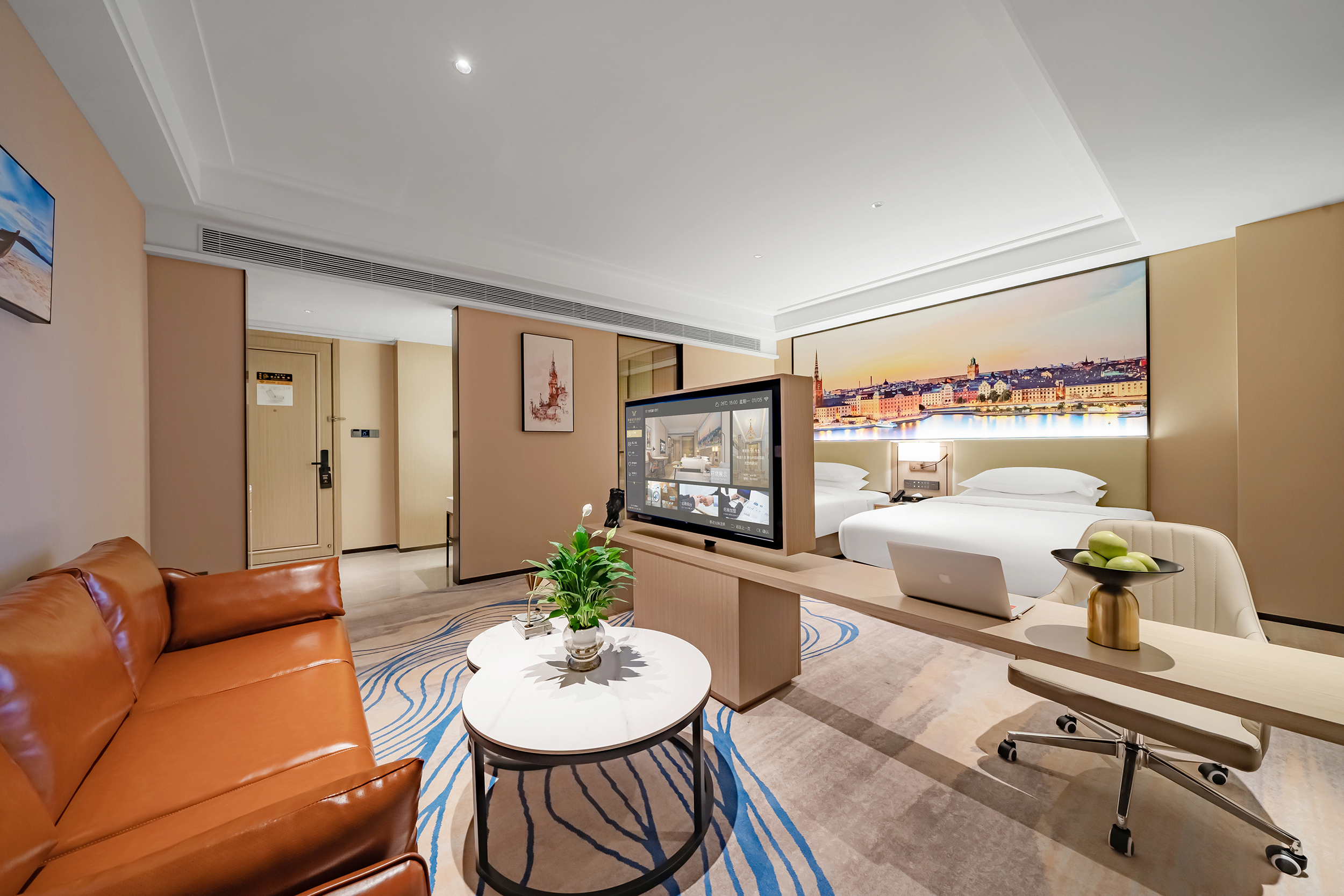 智能城景双床房（深睡眠床垫+零压沐浴）