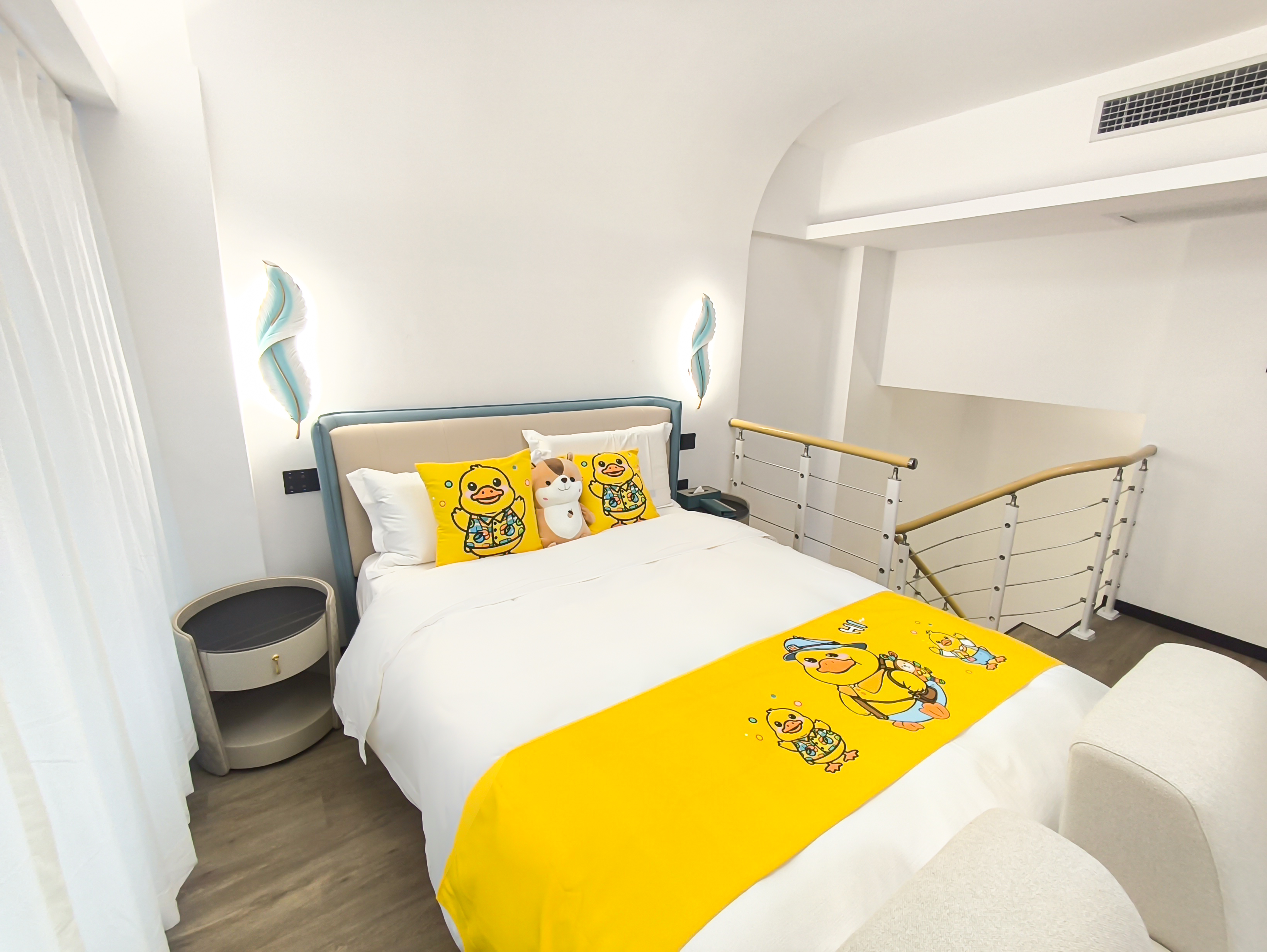 复式亲子直通漂流河房（独立泡池）