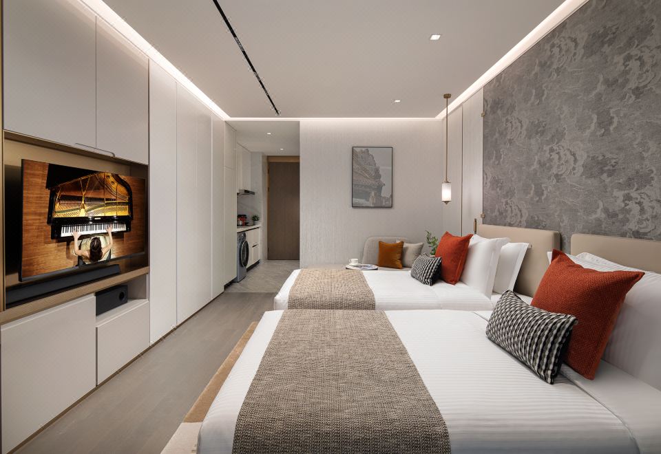 豪華單房公寓（雙床）