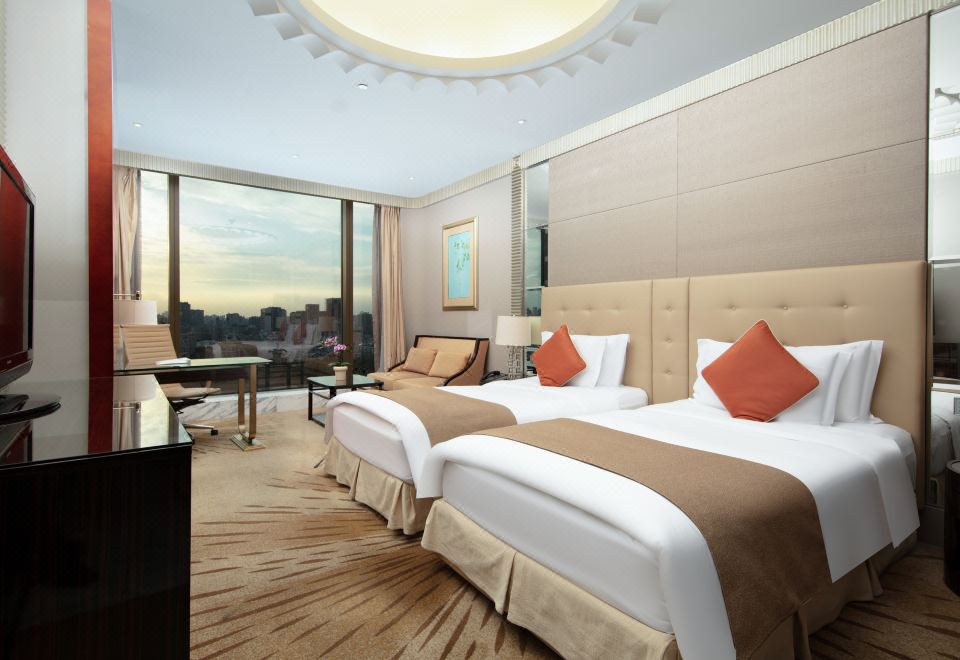 豪华湖景双床房