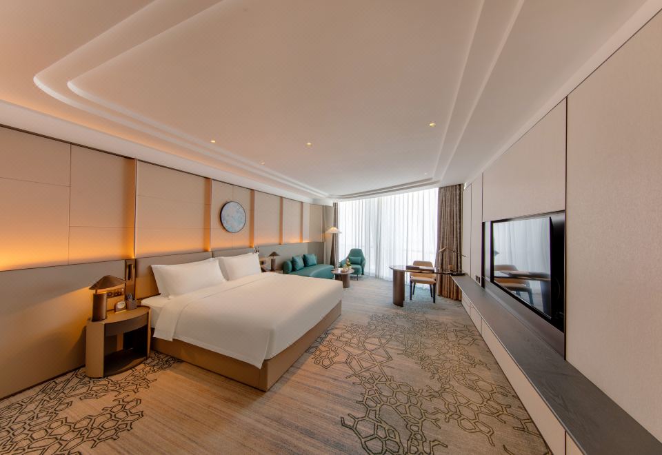 云境·商务大床房｜百米城景+氧吧蛋+空气机