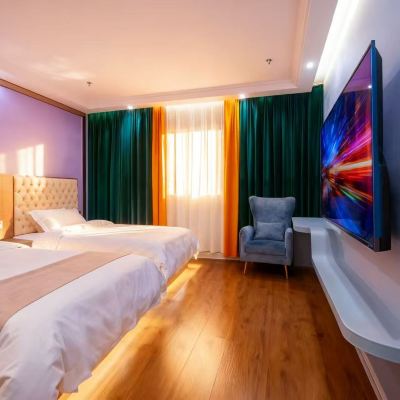 【豪華雙床房】歐式奢華 觀韓飯店（潮州古城牌坊街廣濟橋店）優惠