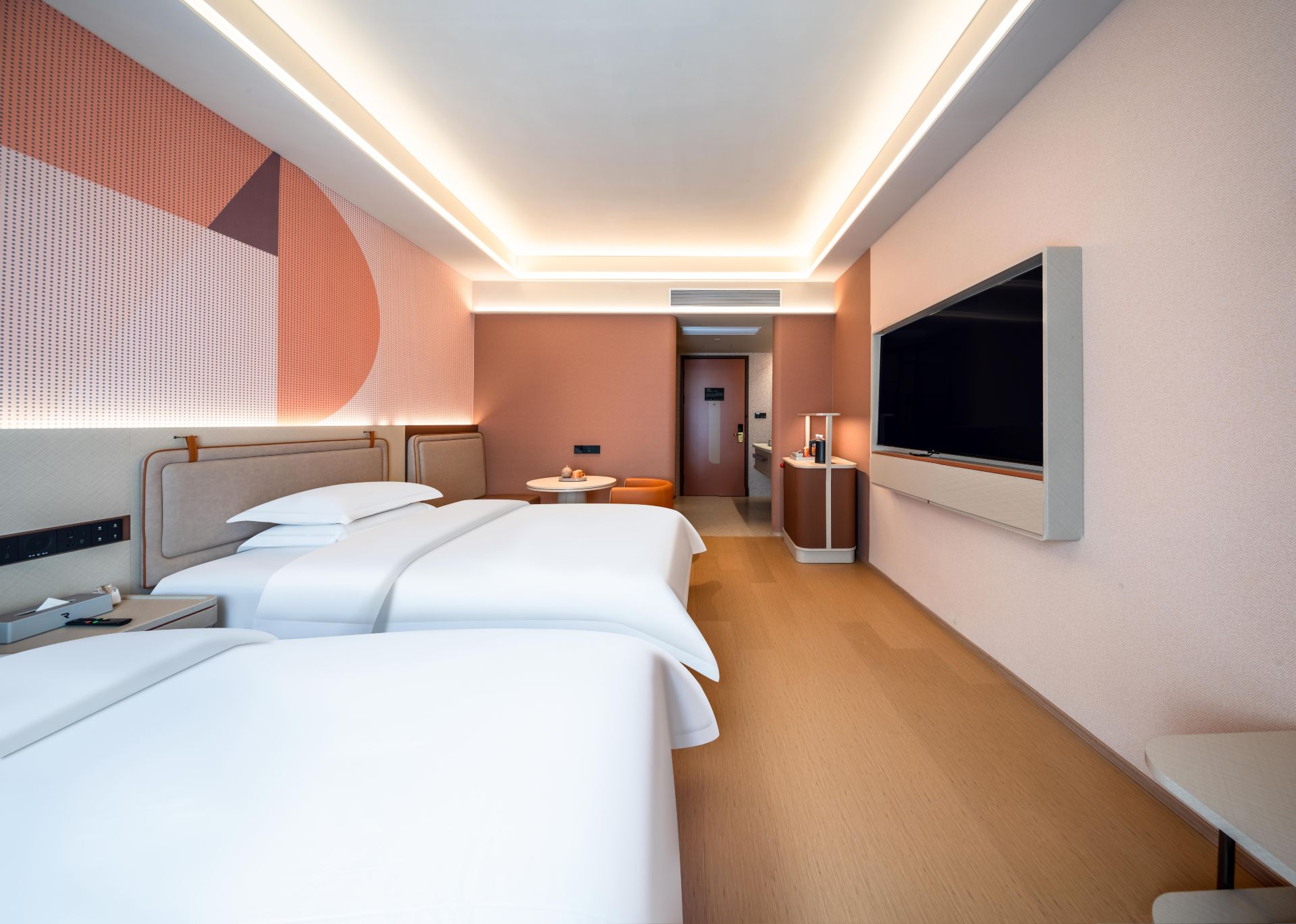 Zero-Pressure Deluxe Twin Room