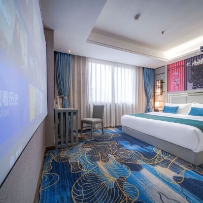 臻享影院大床房（極米高清投影提供會員） 海仕登飯店（東莞樟木頭火車站店）優惠