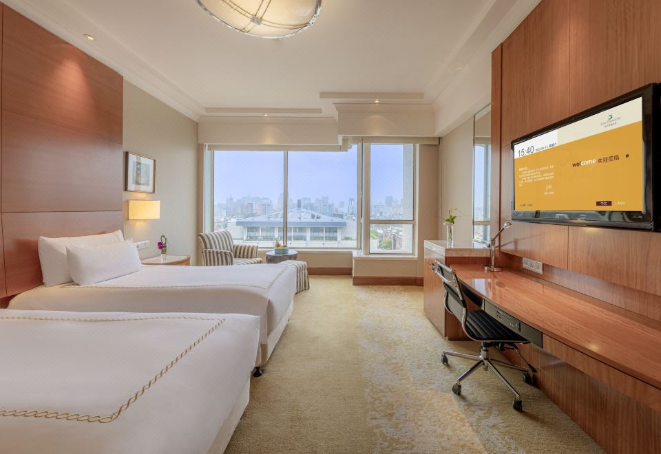 豪华城景双床房