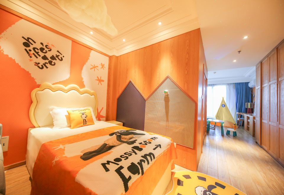 小羊肖恩舒適觀海家庭房