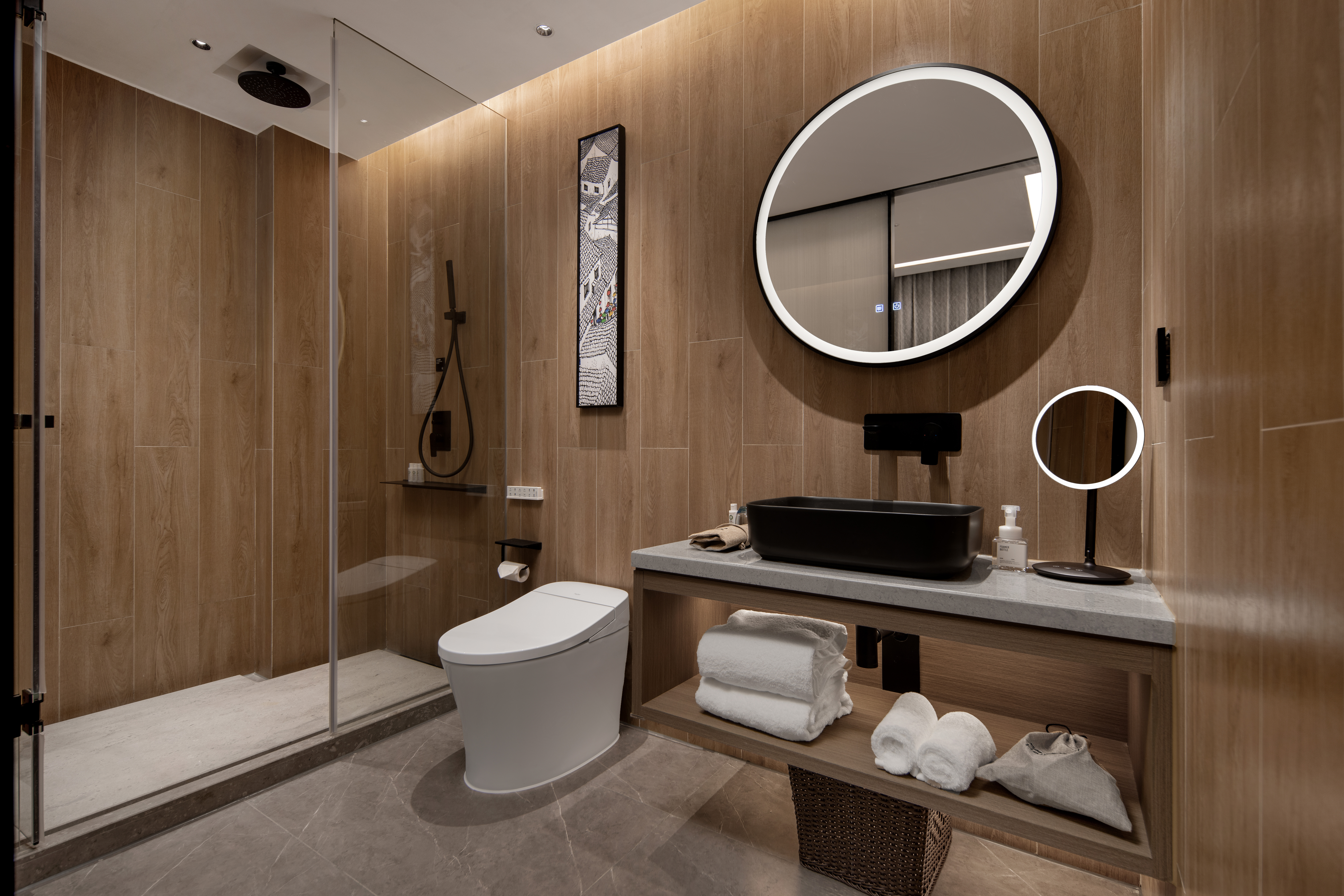 水乡月色·庭院大床房（闲情逸致+180度翻转电视柜）