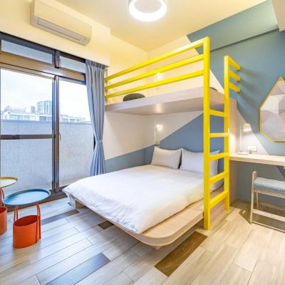 馬卡龍六人家庭房 歐堤斯旅店民宿優惠