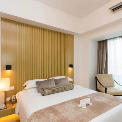 商務城景一房一廳丨藝起看劇丨全景陽台 珠海華髮·會展行政公寓優惠