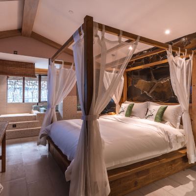 雲澗.湯池大床房 雲孚裏雲宿（都江堰南橋雲居）優惠