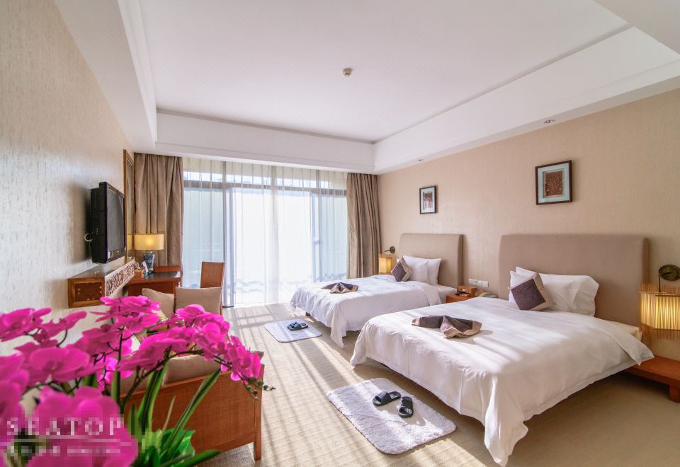 桂峯森景双床房-景观阳台-认证水质温泉水