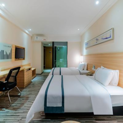 Sun City·豪華陽光雙床房 城市便捷酒店（廣州漢溪長隆市橋地鐵站店）優惠