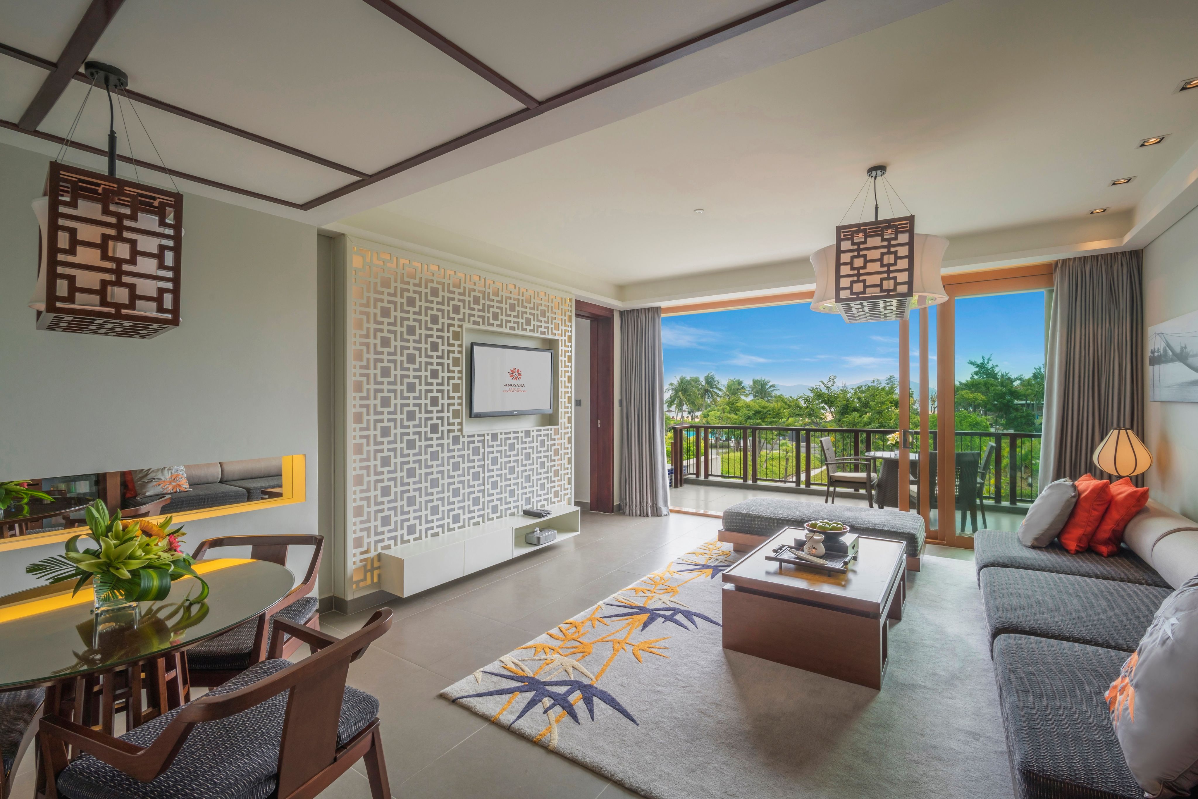 Angsana Lăng Cô海景精致双床泳池套房
